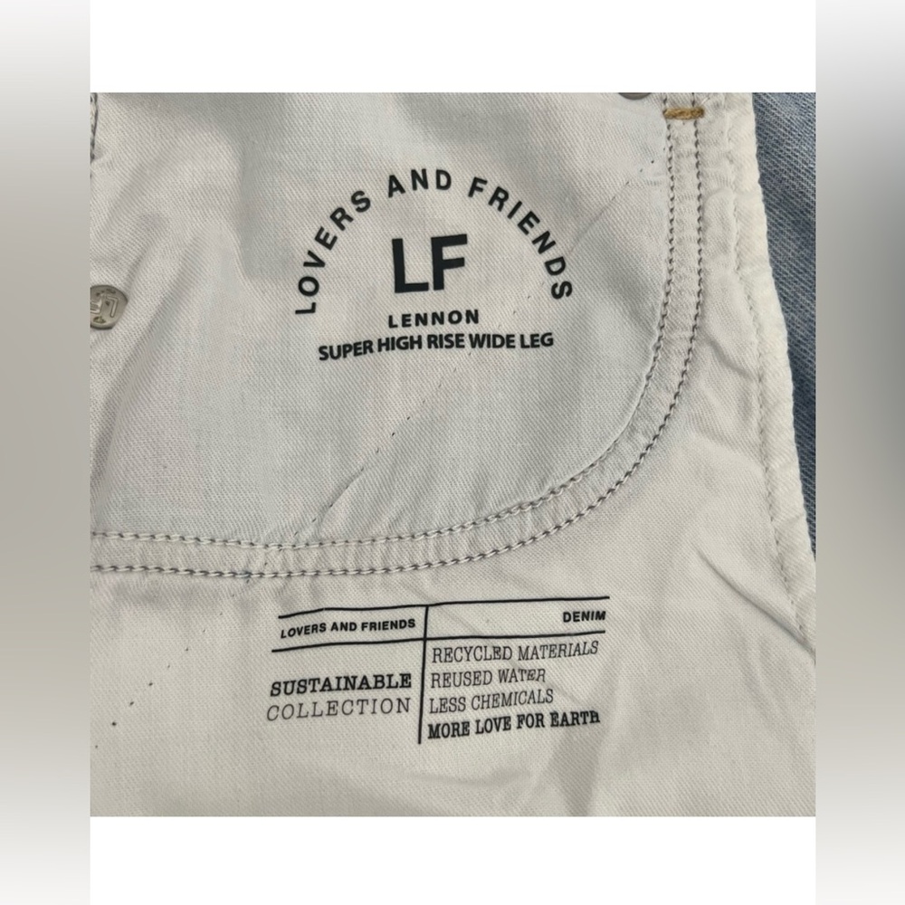 Lovers and Friends X Revolve Lennon Super High Rise Barrel Jeans Size 23 - Picture 15 of 16